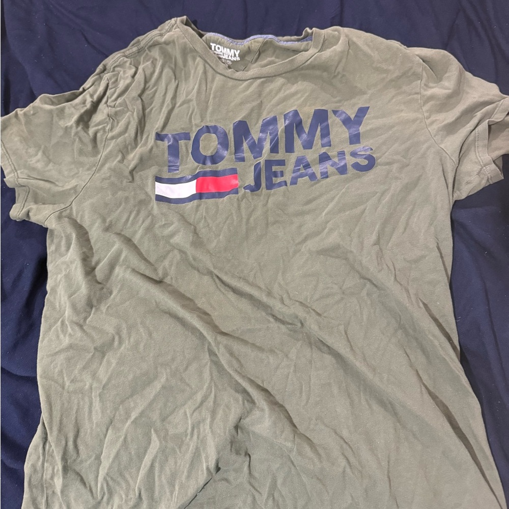 Tommy Jeans Green T-Shirt